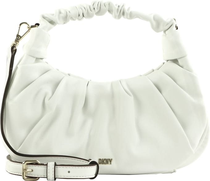 DKNY Handtas Schoudertas Reese Demi Crossbody Optic White Wit