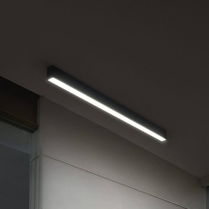 Osram Plafondlamp Office Line Cuboid - Zwart - Dimbaar - Koel Wit - 30w