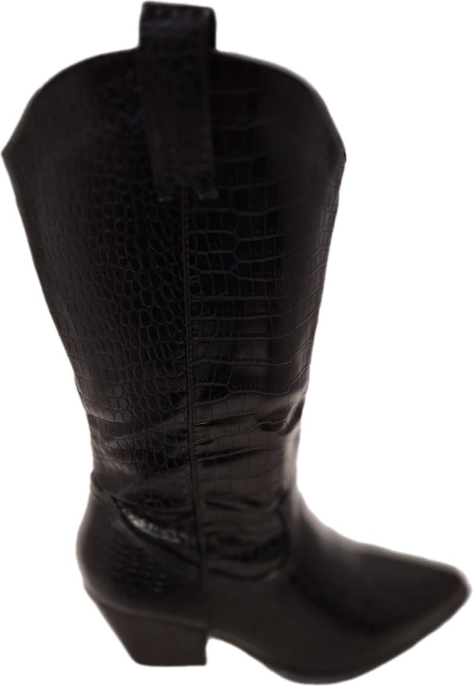 LUCKYSHOES- COWBOY LAARS-CROCODILE FAKE LEDER-7CM HAK-39