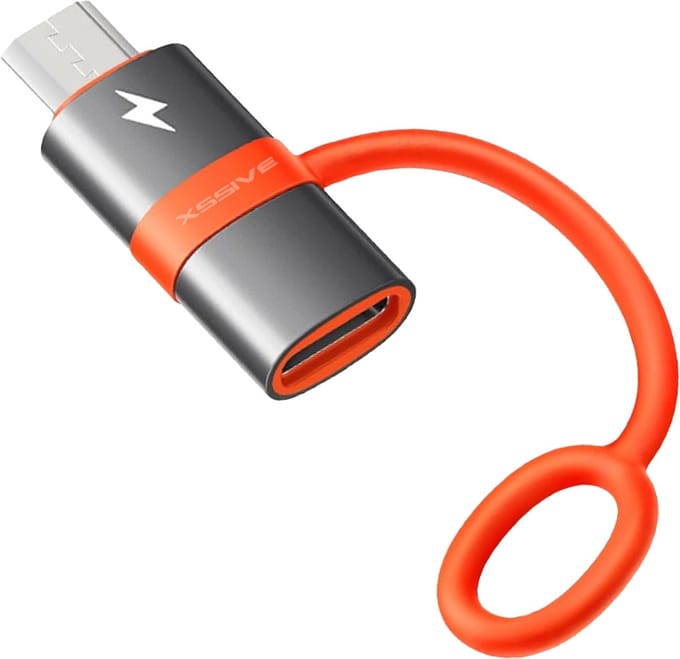 OTG Adapter - Micro USB naar USB-C - Met 480MBps Dataoverdracht - Converter - Micro-USB Adapter naar USB-C - Voor USB-Stick,Harde Schijf