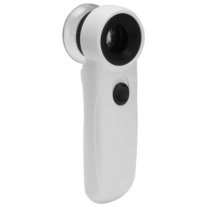 45X Handheld Vergrootglas Op Batterijen Werpend LED Vergrootglas voor Identificatie van Sieraden