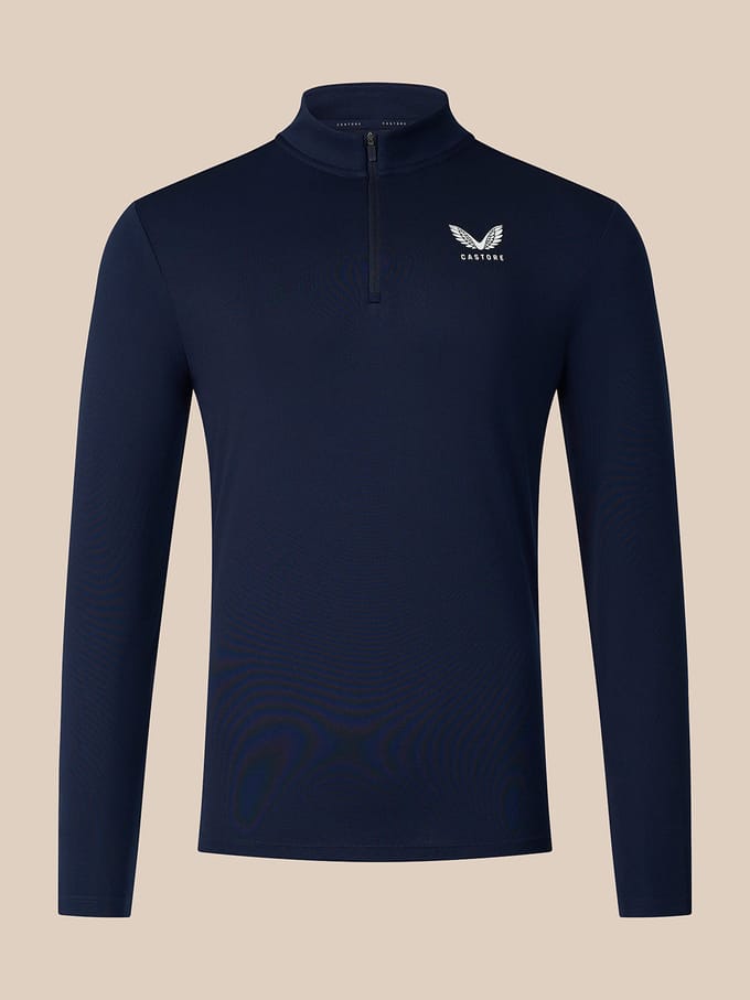 Heren Adapt Kwartrits Top - Marineblauw