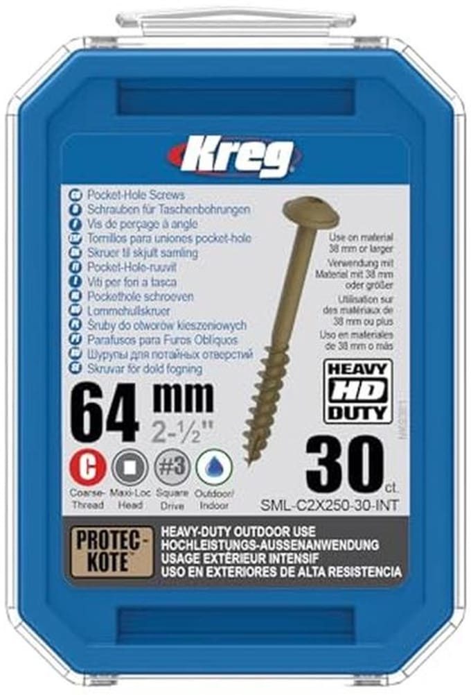 HD schroeven 14 x 64 mm - dikke schroefdraad - Maximale houdkracht