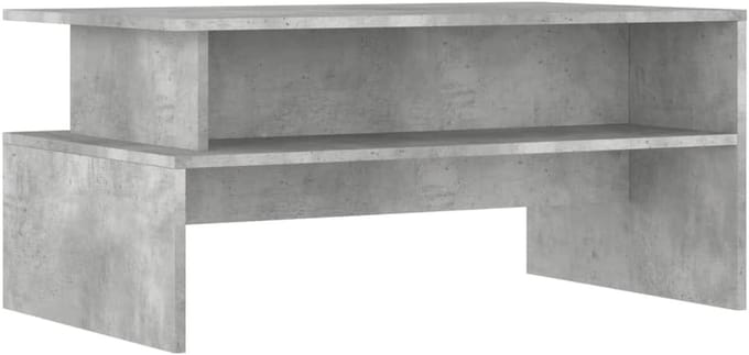 Salontafel 90x55x42.5cm Gesneden Hout Zwart