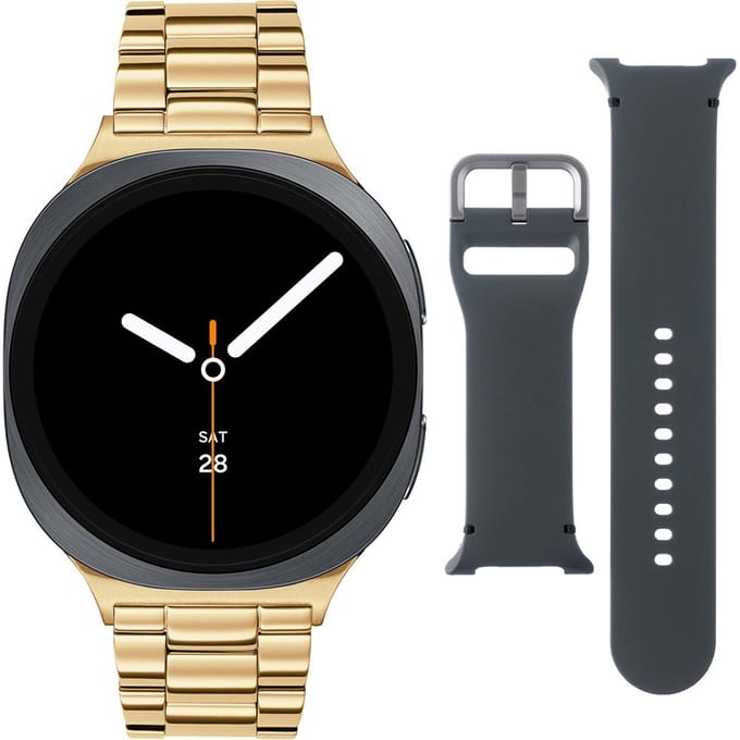Samsung Special Edition Galaxy Watch 8 Grijs/Goudkl Staal 44mm
