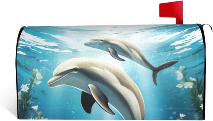 Magnetische Brievenbushoes met Dolfijn Design voor Standaard Formaat