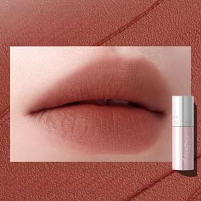 INTO YOU - Airy Touch Moist Floating Airy Lip Mud - 12 Colors (3.0 ver.) #N8 Amber Tea - 2g