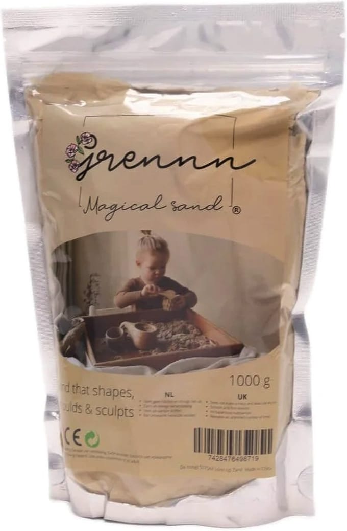 Magic sand - Speelzand - Magisch zand - - Grennn - Sensory play - Open einde speelgoed -