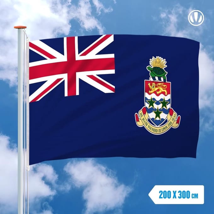 Vlag Kaaimaneilanden 200x300cm