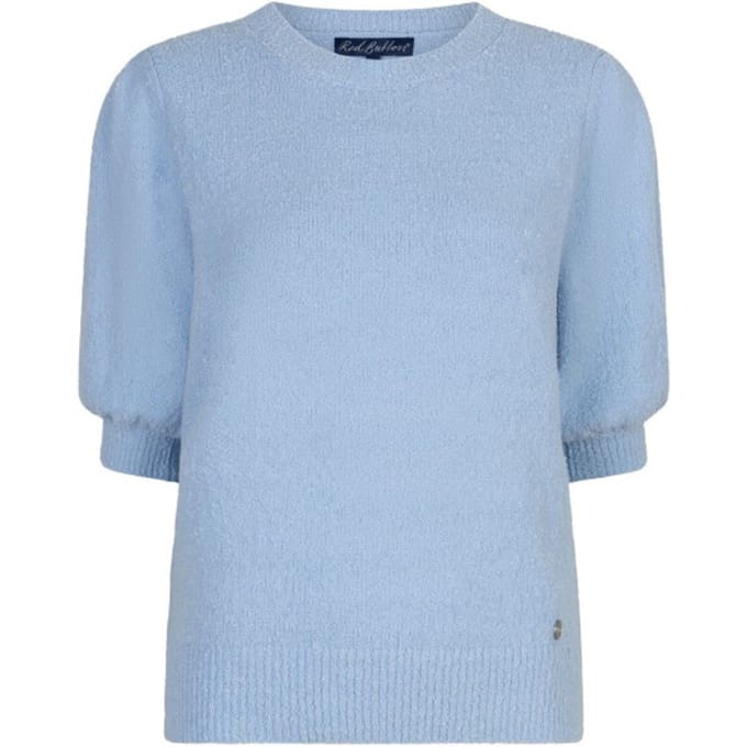Red Button blauwe dames trui   Ronde hals   Regular fit   Structuur patroon   3/4 mouw Blauw L
