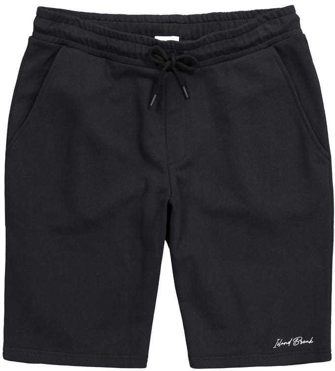 Men Plus - Heren - sweatbermuda basic fit elastische tailleband tot 8XL - Zwart - Maat L