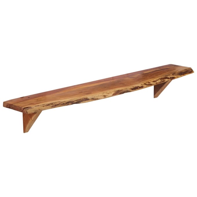 vidaXL - Wandschappen - 2 - st - 110x20x18 - cm - massief - acaciahout