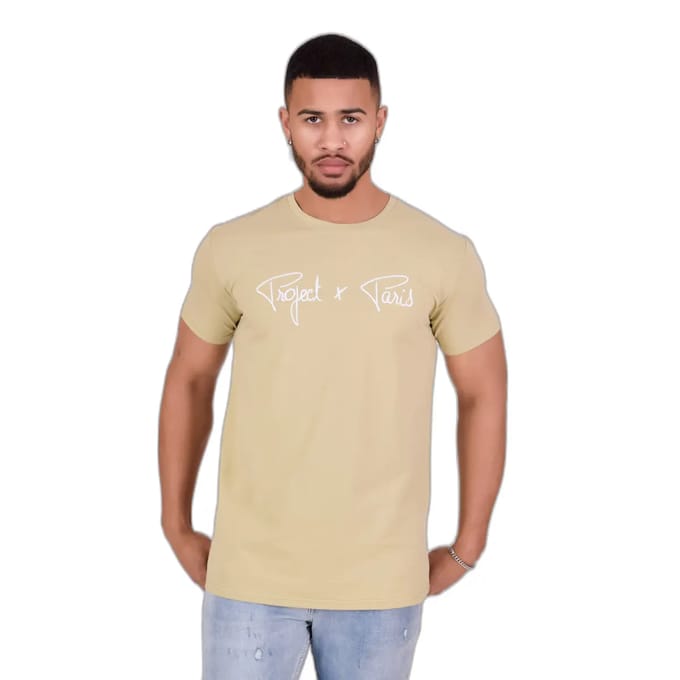 T-shirt Project X Paris Logo basic broderie