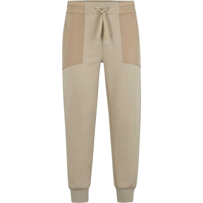 Boss Heren Larsen Classic Joggingbroeken (Donkerbeige)