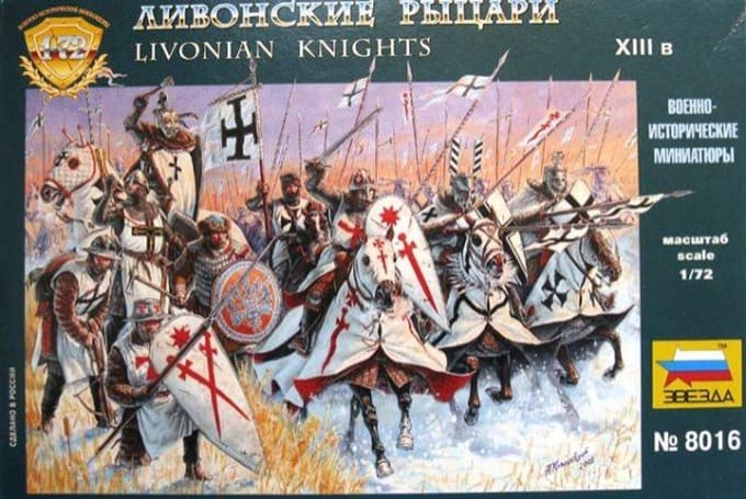 Zvezda Modelbouwpakket Militaire voertuigen - 8016 Livonian Knights Plastic - 1:72 - Modelbouw