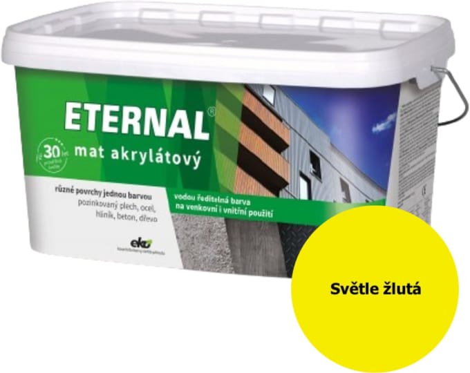 Eternal MAT Acryl 5 kg, 017 Lichtgeel