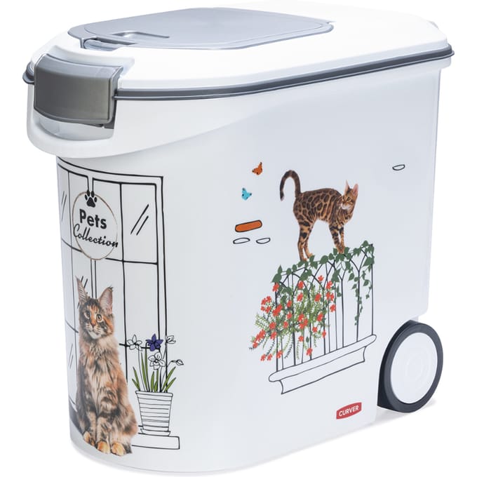tot 12 kg droogvoer - Curver Voerton Kat
