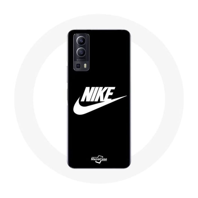 Coque - Maniacase - Vivo Y72 - Nike Logo - Blanc et Noir - Rigide blanc