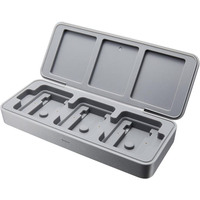 Godox MoveLink ML-C3 Oplaadcase Draadloos Microfoonsysteem Oplader Oplaaddoos met 3 Sleuven voor grijs