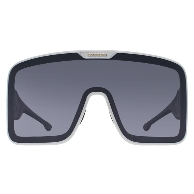 Carrera Shield Unisex Wit Zilver Spiegel Vlaglab 15