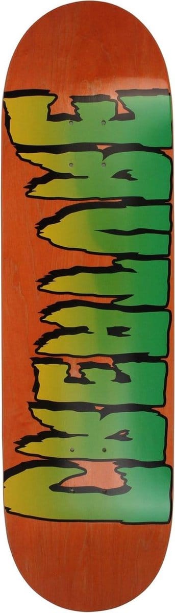 Creature Logo Stump 1 Skateboard Deck Oranje 8.8"
