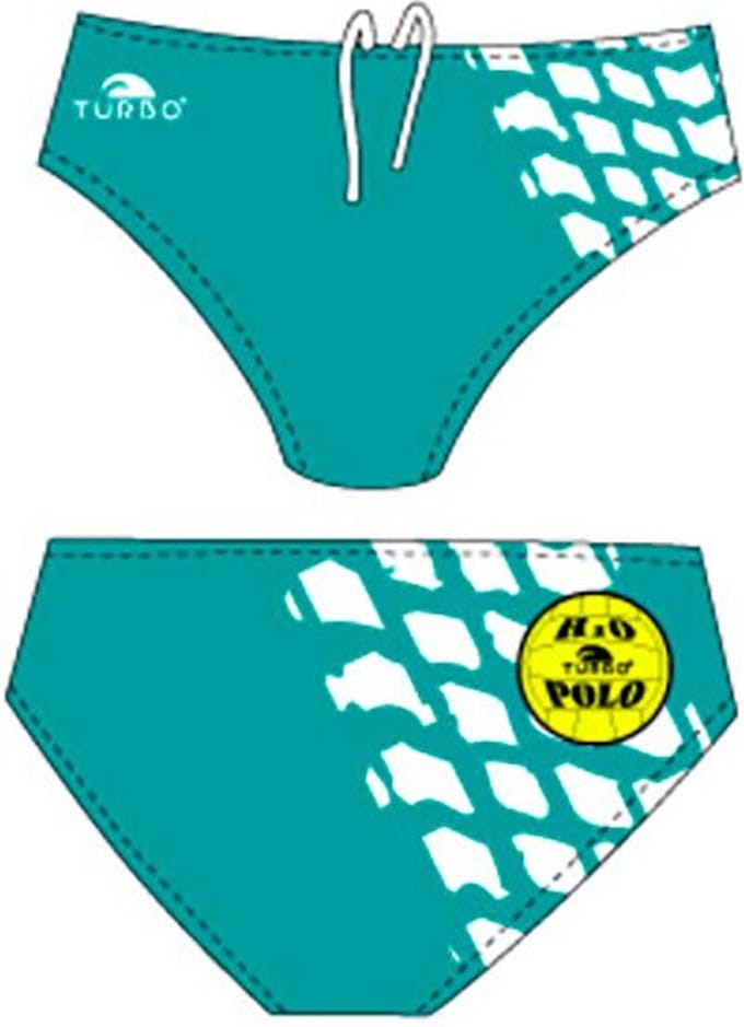 Turbo Road Zwemslip Groen S Man