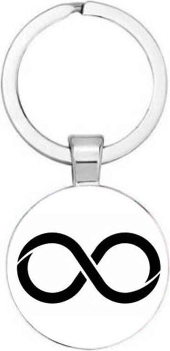 Akyol - infinity Sleutelhanger - Infinity - voor degene die eeuwig samen willen zijn - infinity - samen zijn - eeuwig samen - 2,5 x 2,5 CM