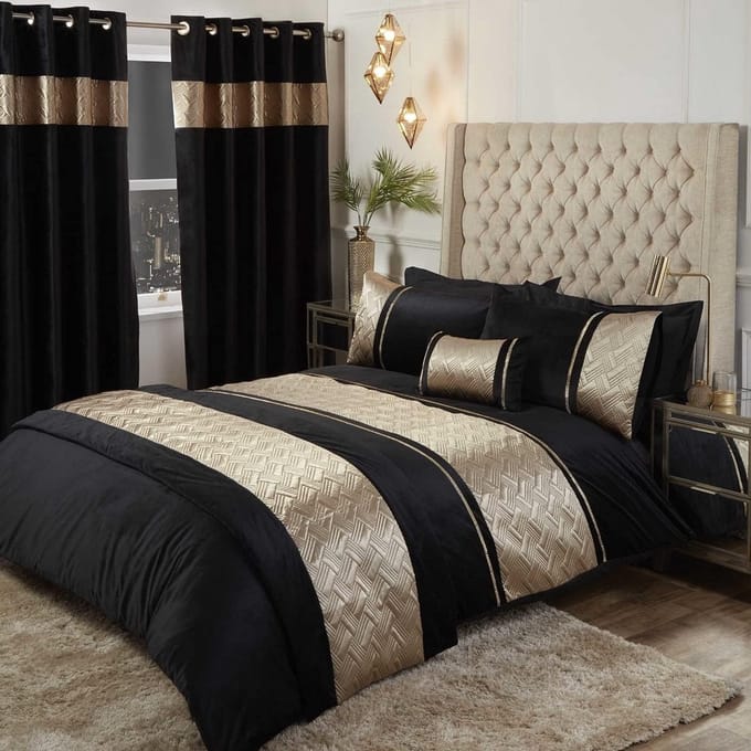 Home Capri Dekbedovertrek King Gold