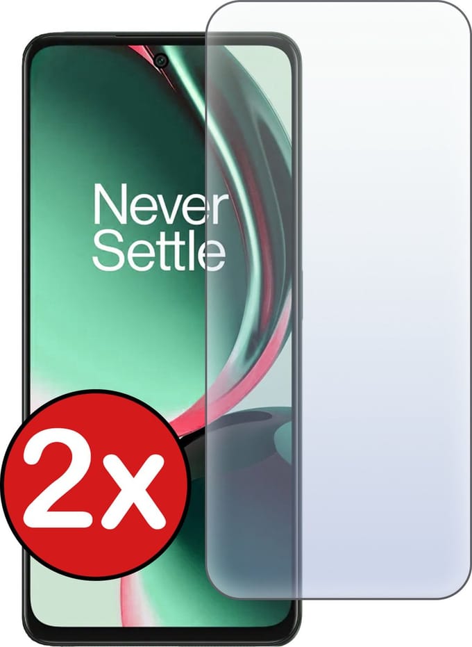 Screenprotector - 2 Stuks - Geschikt voor OnePlus Nord CE 3 Lite - Extra Sterk - Beschermglas - Gehard Glas - Tempered Glass - Screen Protector