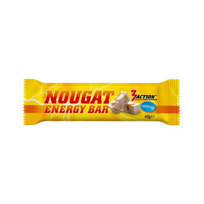 3Action Nougat Energy Bar - doos 20x40g 20x40 Reep