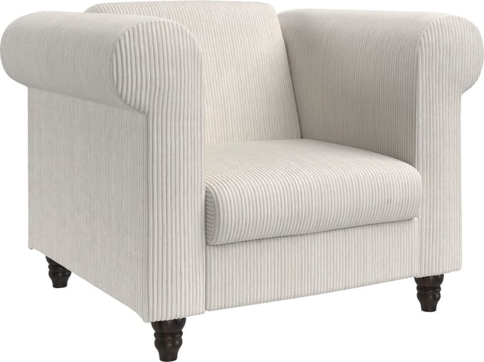 Felix II-Chaise longue en tissu crÃƒÂ¨me