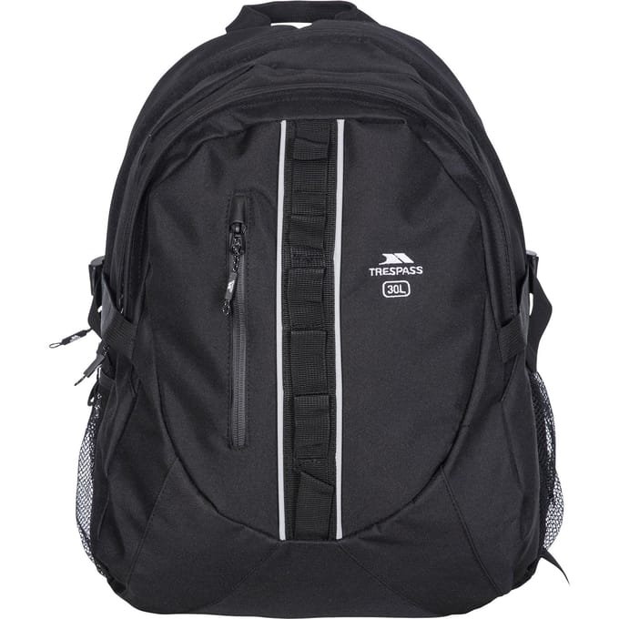 Trespass Deptron Dag Rugzak/Rugzak (30 Liter) (Zwart)