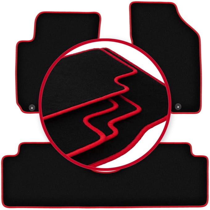 CARLUX-RED automatten voor: Kia Sportage II SUV (2004-2010)