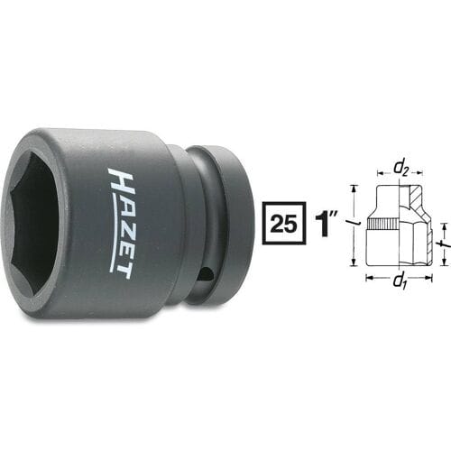 Hazet 1100S-32 1100S-32 Kracht-dopsleutelinzet 1 (25 mm)