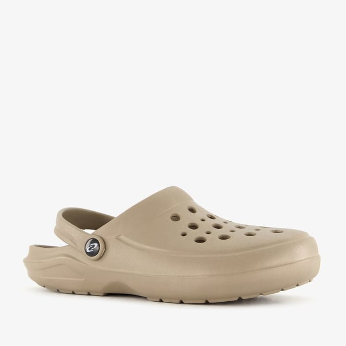 Heren klompen met hielbandje beige - Maat 45
