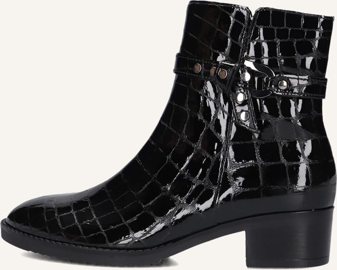 Gabor 511 Enkellaarsjes - Enkelboots met rits - Dames - Zwart - Maat 41