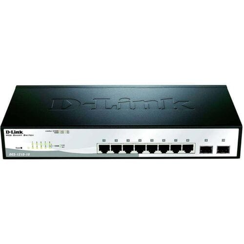 D-Link DGS-1210-10/E DGS-1210-10/E Netwerk switch 8 + 2 poorten 20 GBit/s