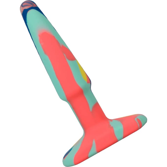 Doc Johnson Groovy - Silicone Anal Plug - 4'' / 10 Cm - Sunrise