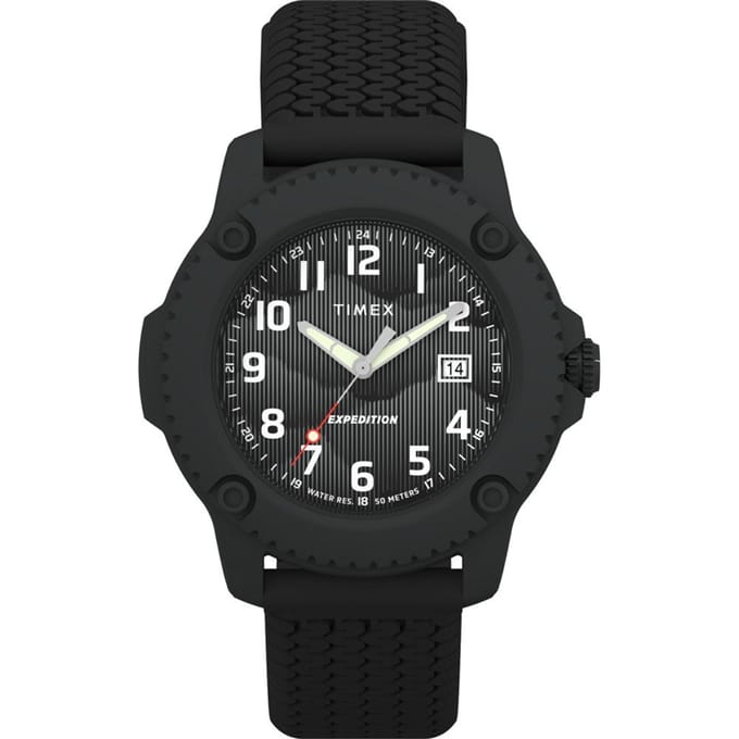 Timex Expedition North Timberline TW4B34800 Horloge - Siliconen - Zwart - Ø 42 mm