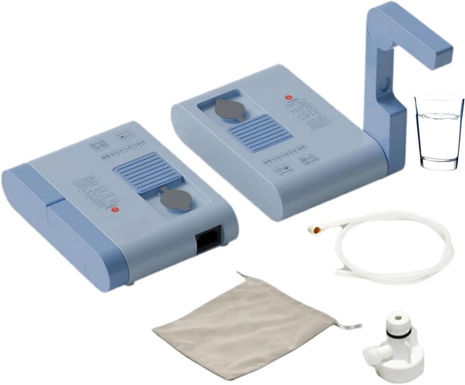 Heetwaterdispenser - Mini waterkoker - Snel drankjes maken - 5 temperatuurinstellingen - 3 seconden opwarming - Blauw