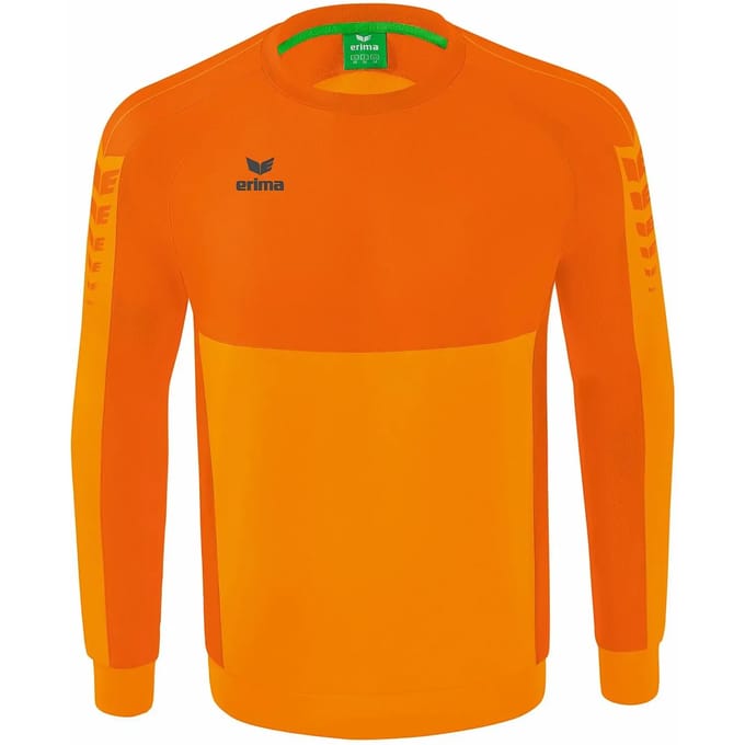 Erima Six Wings Sweatshirt Heren - Oranje / New Orange | Maat: S