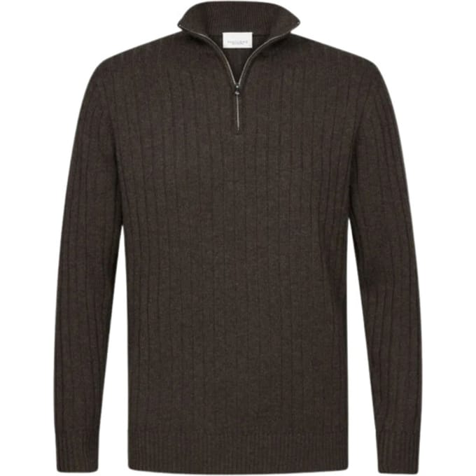 Profuomo  Lange Mouw Overhemden Bruin Ppwj30019