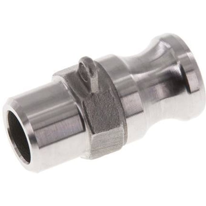 Camlock DN 15 (1/2'') Koppeling RVS met lasuiteinde (21.3 mm) Type F (AS) MIL-C-27487