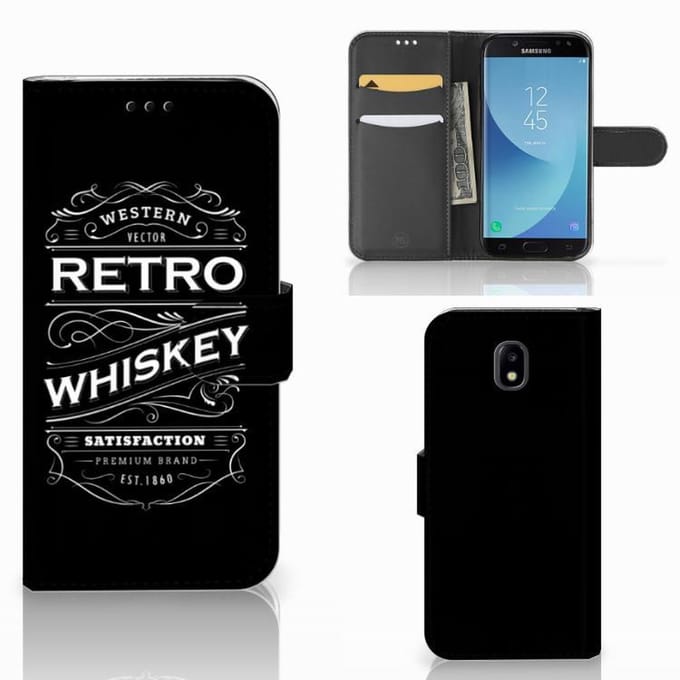 voor Samsung Galaxy A30 Book Cover Whiskey