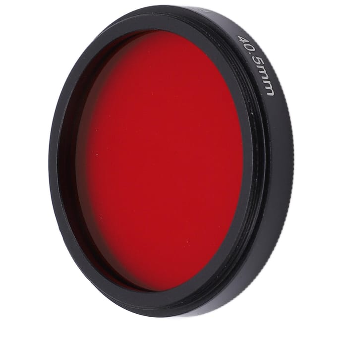 Camera Waterdicht Filter Volledig Rood Lensfilter Optisch Glas voor Nikon Camera Lens40.5mm 4.5mm / 1.59in red