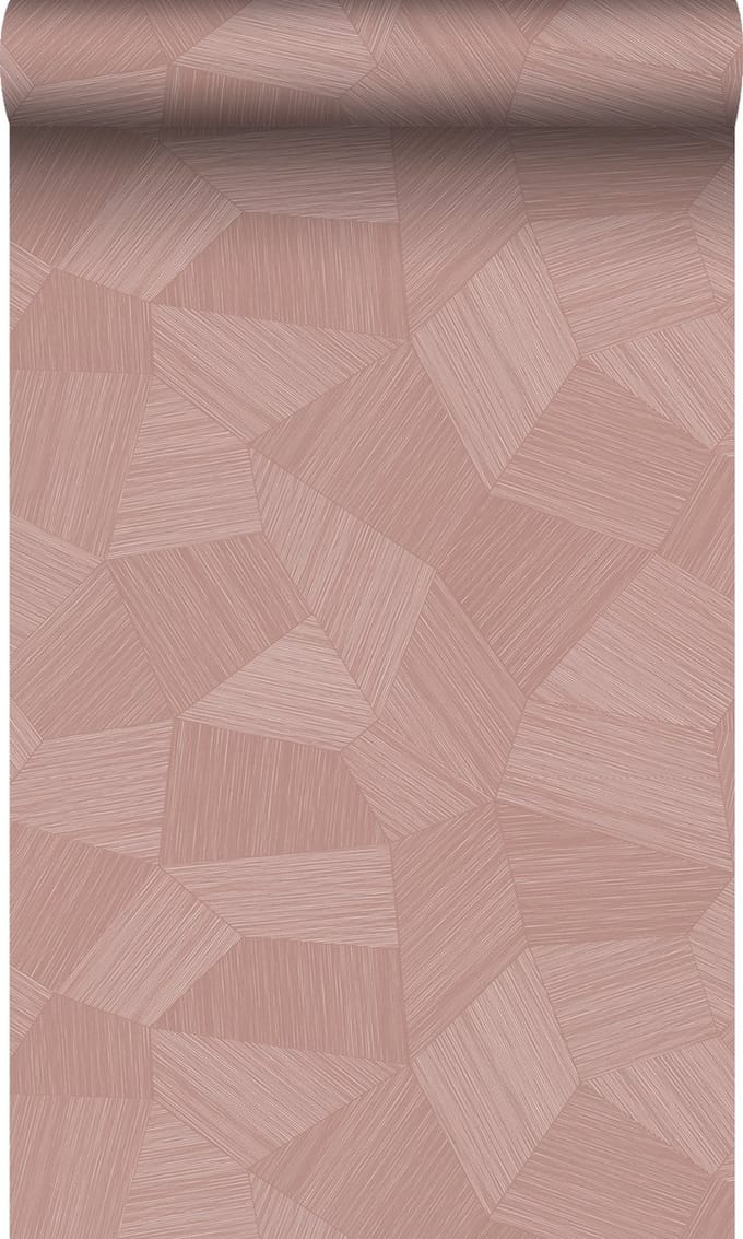 Origin Wallcoverings behang grafisch 3D motief roze - 50 x 900 cm - 348076