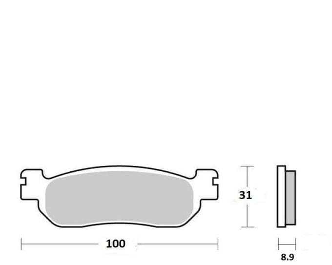 Plaquette de frein AR VD-265 Vesrah pour scooter MBK 250 Skyliner 2000-02 Neuf