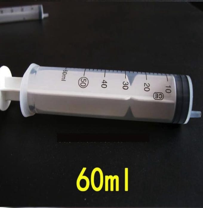 Sens Design 60ML spuit injectiespuit doseerspuit zonder naald