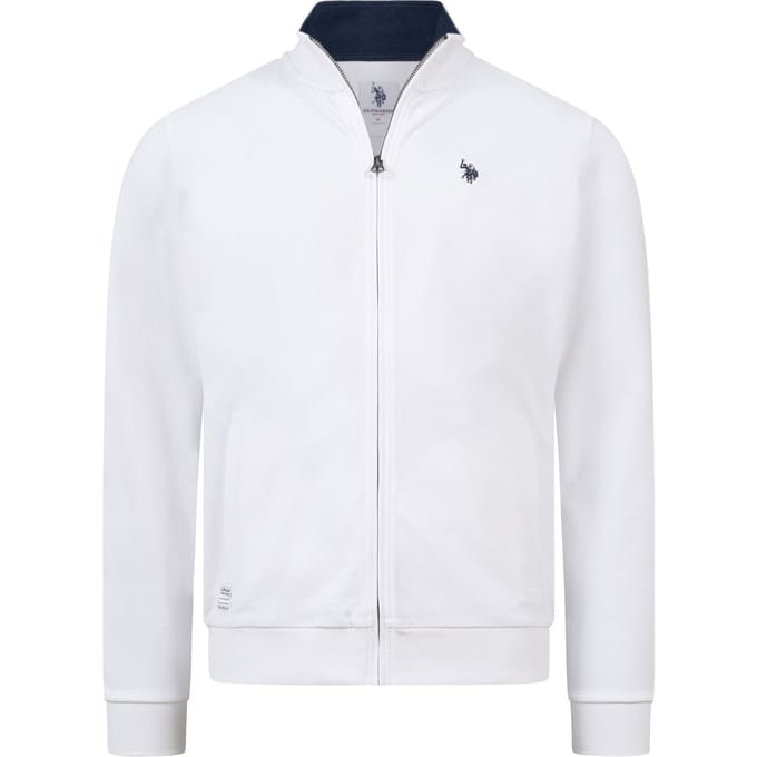 U.S. Polo Assn. heren sweatjack met opstaande kraag