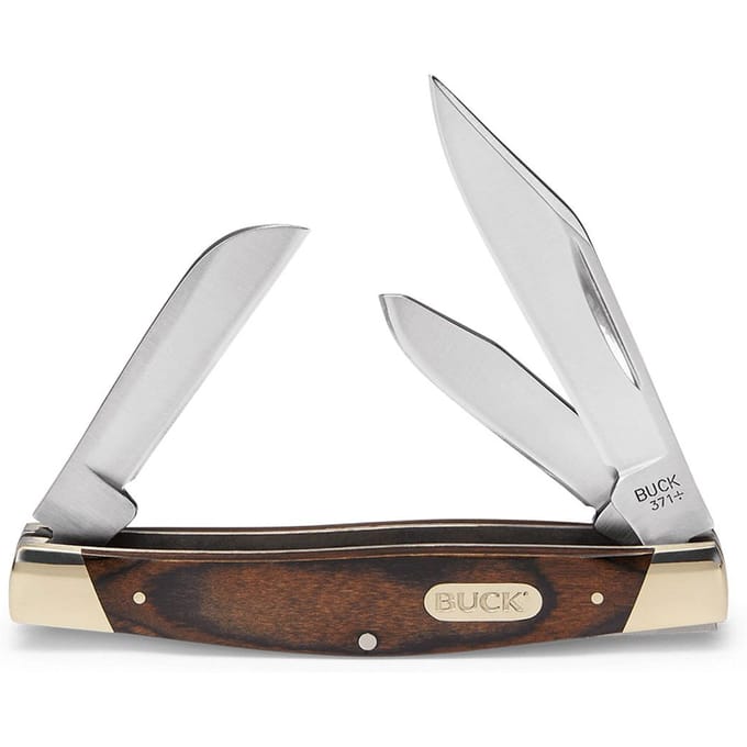 Buck stockman woodgrain